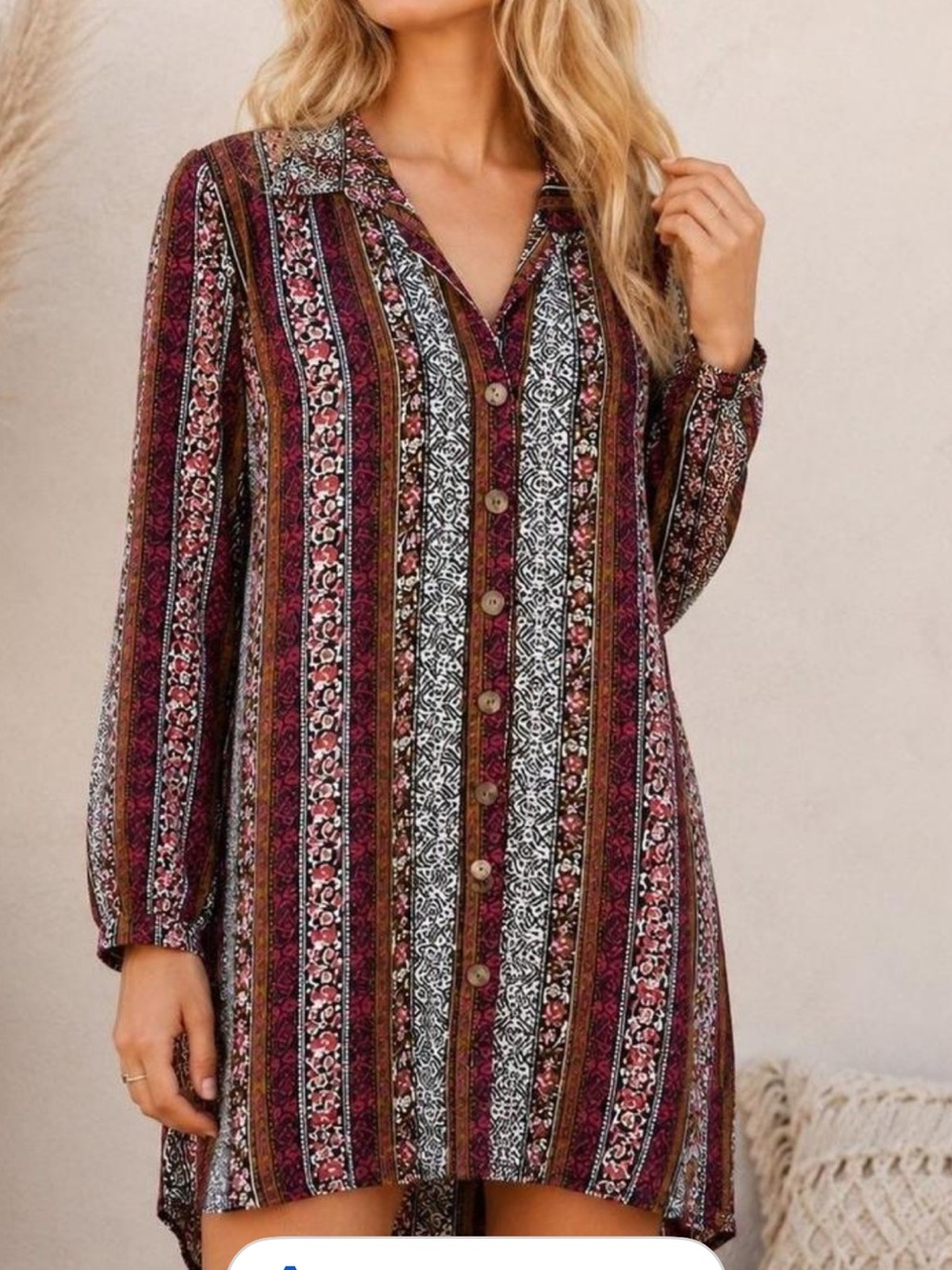 Natural Life Shirt Dress Large